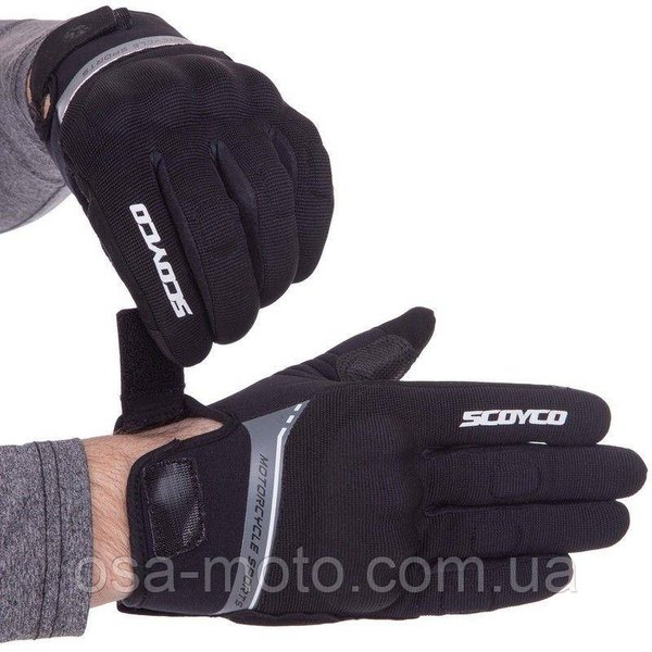 Мотоперчатки Scoyco MC75 Black